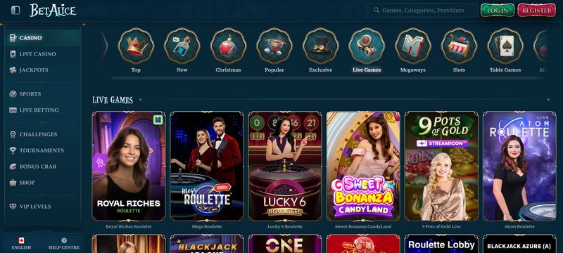 

<p>In dieser Kategorie 10/10!</p>
<p>” title=”</p>
<p>In dieser Kategorie 10/10!</p>
<p>“></a>BetAlice Online Casino Testbericht</p>
<p>Es gibt besondere Casino-Websites, und es gibt BetAlice. In einer Welt mit Tausenden von Anbietern ist es nicht einfach, ein Casino zu finden, das heraussticht. Lernen Sie BetAlice kennen – ein Online-Casino mit einem so innovativen Konzept, dass Sie kaum vergleichbare Konkurrenten finden werden.</p>
<p>Das ist jedoch erst der Anfang, denn BetAlice ist alles andere als ein gewöhnliches Online-Casino.</p>
<p>Was dieses Casino zu einem unserer Favoriten macht, ist die Tatsache, dass es praktisch alles bietet, was wir uns wünschen. Ein ansprechendes, einzigartiges Thema und Konzept – vorhanden. Umfangreiche und hochwertige Unterhaltung – vorhanden. Sichere und moderne Zahlungsmethoden – vorhanden. Eine Vielzahl attraktiver Aktionen und Bonusangebote – ebenfalls vorhanden. </p>
<p>Wenn es nach uns ginge, bräuchte BetAlice gar keine Rezension, denn man muss kein Experte sein, um zu erkennen, wie durchdacht diese Plattform ist.</p>
<h2>Stil & Design</h2>
<p>BetAlice wird Sie zweifellos mit seinem einzigartigen Design begeistern, das von einem der bekanntesten Disney-Filme aller Zeiten inspiriert ist – Alice im Paradies.</p>
<p>Wie der Film selbst ist auch die BetAlice-Website ein visuelles Meisterwerk. Jedes Symbol, jedes Bild und jeder Button ist so individuell und authentisch wie im Film. Das gilt für alles, von den Bildern der Vorteile mit Charakteren aus dem Film bis hin zum Layout des VIP-Clubs.</p>
<p>Dadurch entsteht eine einzigartige Website und ein Erlebnis, das seinesgleichen sucht. Tatsächlich entspricht sogar die Schriftart der Webseite derjenigen der Filmplakate – ehrlich gesagt, hat uns das umgehauen.</p>
<p>Das Design, kombiniert mit dem atemberaubenden Blau und der außergewöhnlichen Benutzerfreundlichkeit und Übersichtlichkeit aller Bereiche und Funktionen, macht BetAlice wohl zur am besten gestalteten Online-Casino-Seite, die wir je getestet haben. Punkt. Tauchen Sie ein in eine Welt voller Magie und Möglichkeiten, denn BetAlice lässt Sie alle anderen Online-Casinos vergessen.</p>
<h2>Vorteile & Nachteile</h2>
<p>Das Schöne an Online-Casinos ist, dass jedes Casino einzigartig ist. Deshalb ist es wichtig, die Vor- und Nachteile des Casinos zu kennen, um eine fundierte Entscheidung treffen zu können, ob der Anbieter Ihren Kriterien entspricht.</p>
<ul>
<li>Wunderschönes Design</li>
<li>Zwei attraktive Willkommensboni</li>
<li>13 Aktionen + 4 Specials</li>
<li>Kryptofreundlich</li>
<li>VIP-Club</li>
<li>Sportwetten</li>
<ul>
<li>Besonderer Stil</li>
<h2>BetAlice Casino Spielautomaten</h2>
<p>Als umfassendes Online-Casino, das alle Bereiche beherrscht, bietet BetAlice eine riesige Auswahl an Spielautomaten, die Sie monatelang unterhalten werden.Lies hier <a href=